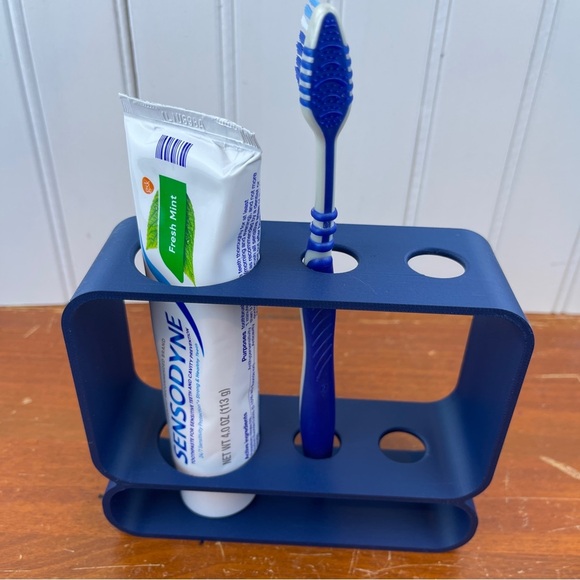 Toothbrush Toothpaste Holder, Manual Toothbrush Holder - Picture 2 of 8